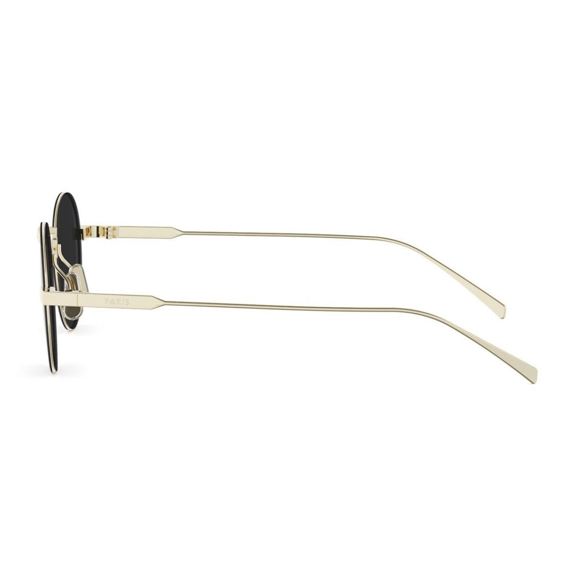 Celine Gold Metal Cl40346u Metal Round Sunglasses