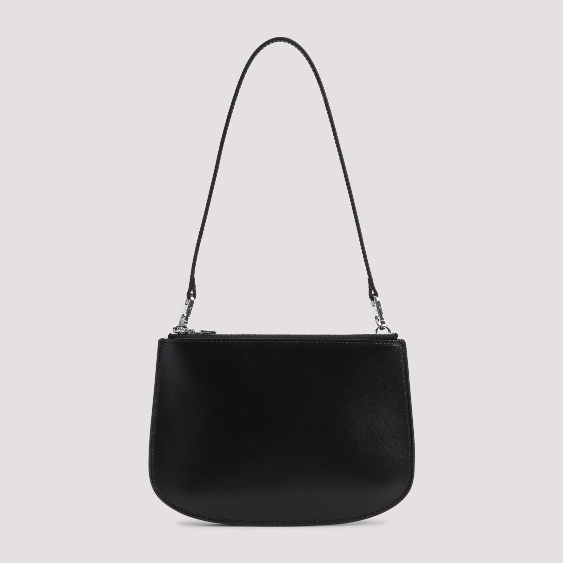 Diesel Embossed Leather Shoulder Bag Zip Closure