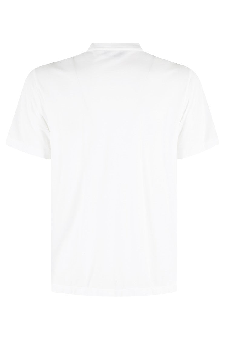 Zanone Short-Sleeve Cotton T-Shirt With Round Neckline