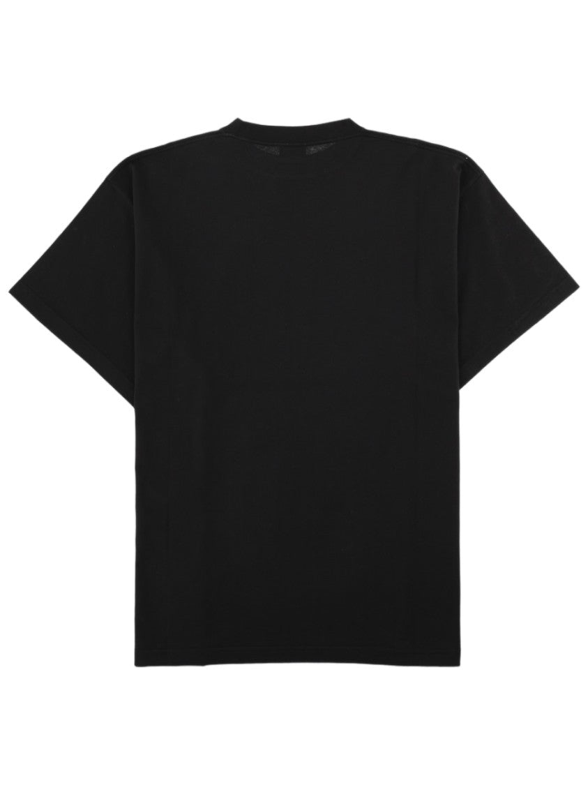 Balenciaga Graphic Print Oversized Cotton T-Shirt