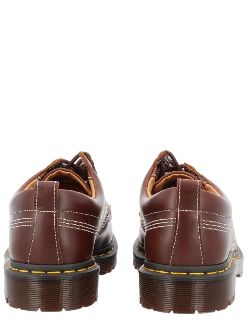 Dr. Martens Brown Moccasin Rugged Sole Lace-Up Loafers