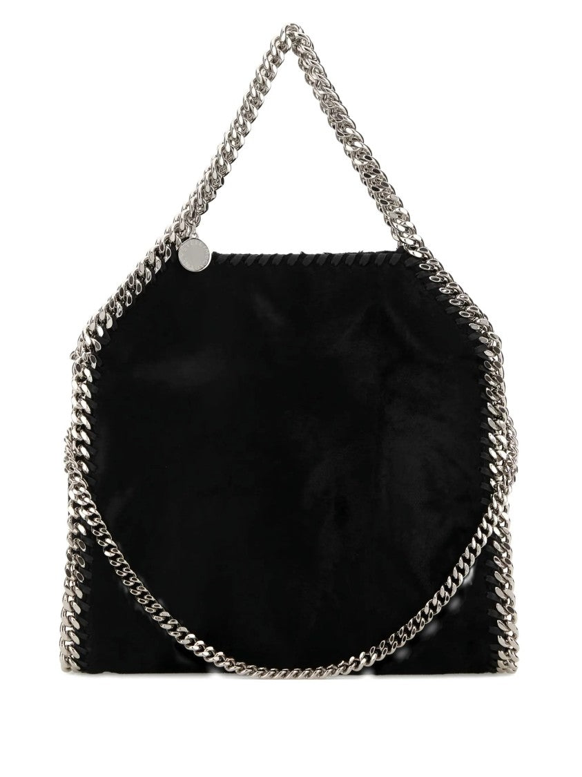 Stella Mccartney Black Velvet Crossbody Bag