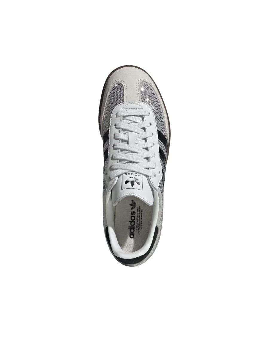Adidas Originals Samba Og Sneakers With Crystal Rhinestones And Iconic Three Stripes