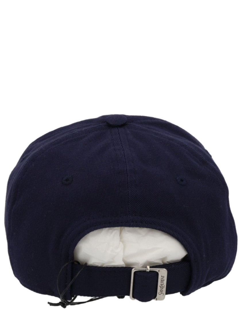 Saint Laurent Baseball Cap With Embroidered Logo