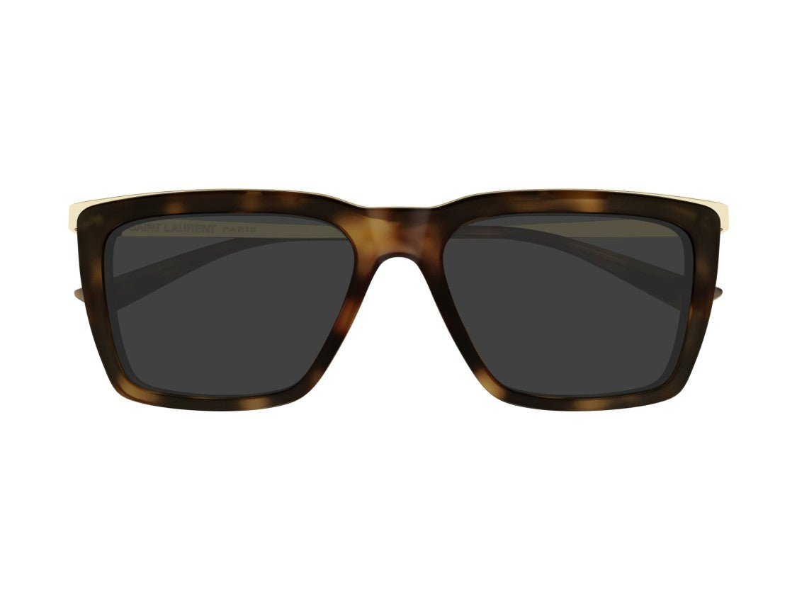 Saint Laurent Sl 765 Bold Tortoiseshell Acetate Square Sunglasses