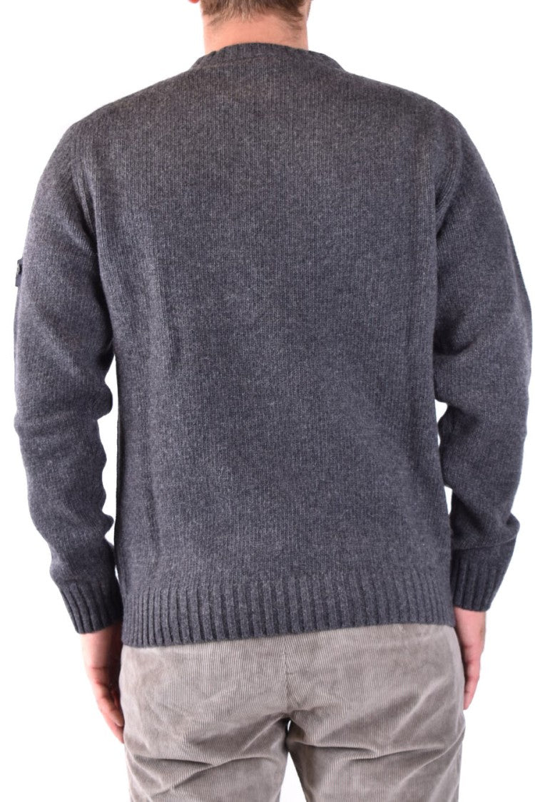 Peuterey Multicolor Cable Knit Sweater Ribbed Finish