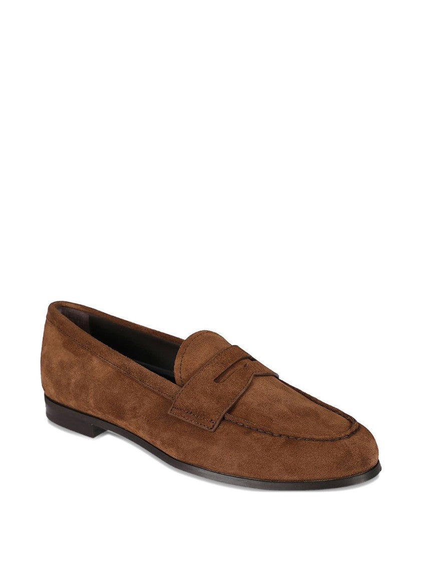 Church's Brown Suede Natalie Moccasin With Leather