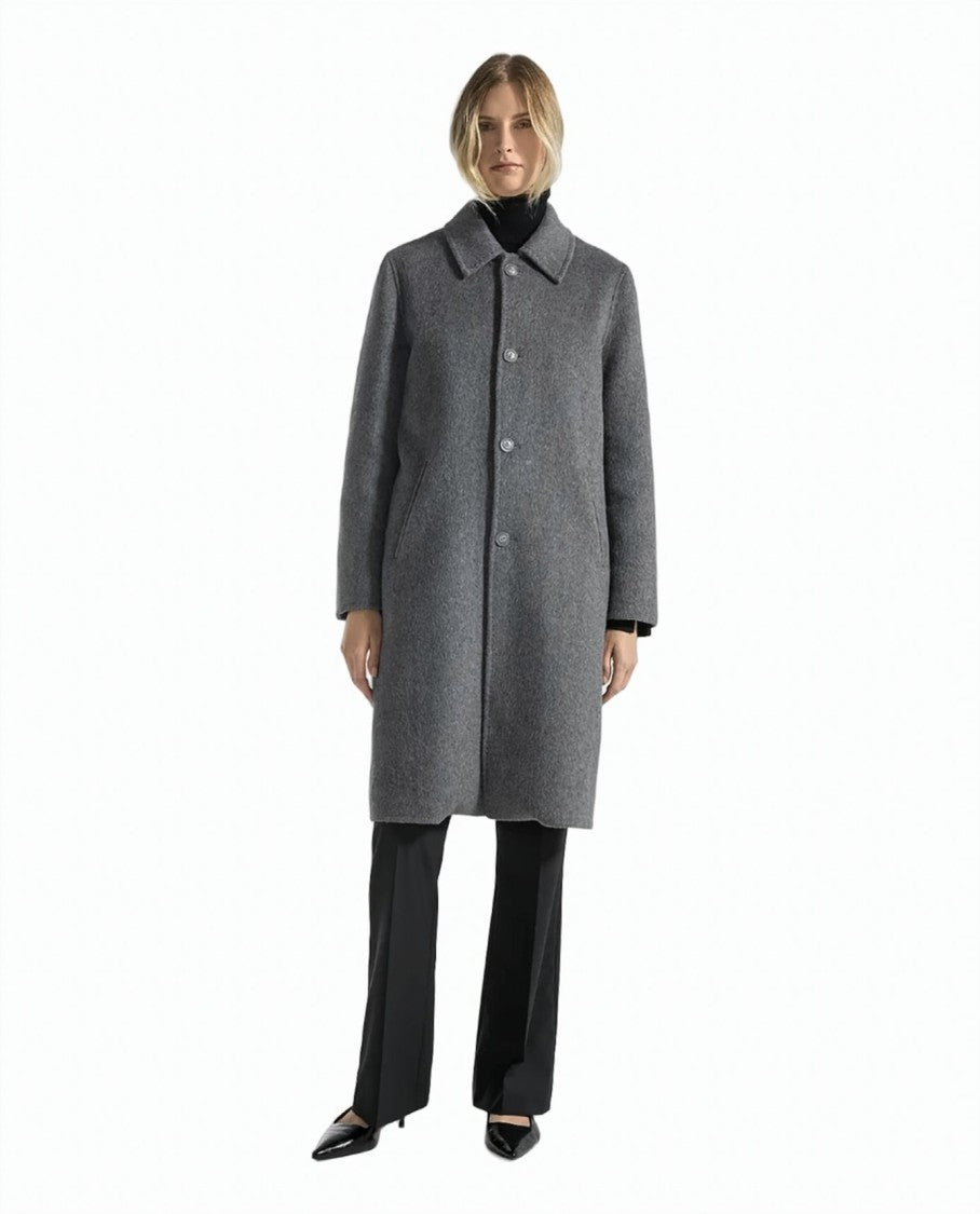 Seventy Wool Blend Down-Padded Long Coat