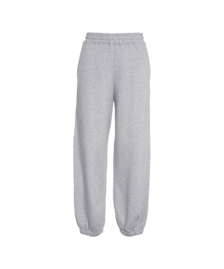 8Pm Relaxed Fit Grey Jogging Pants With Elastic Waistband