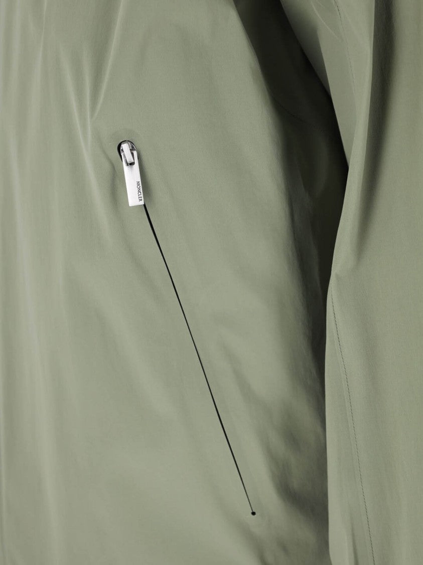 Moncler "Chalvine" Zip-Up Jacket Green