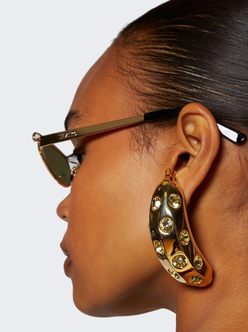Jacquemus The Banana Earrings Gold