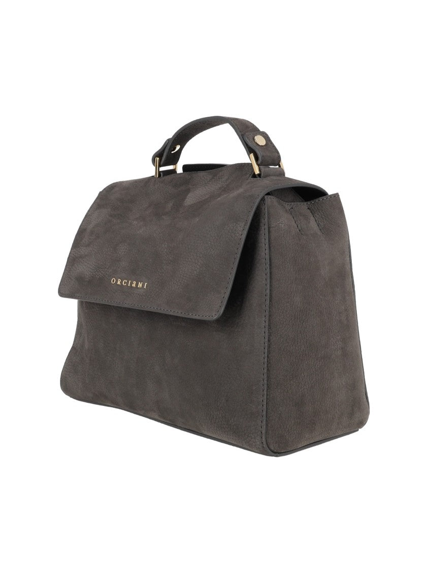 Claudio Orciani Sveva Nabucco Small Nubuck Leather Handbag