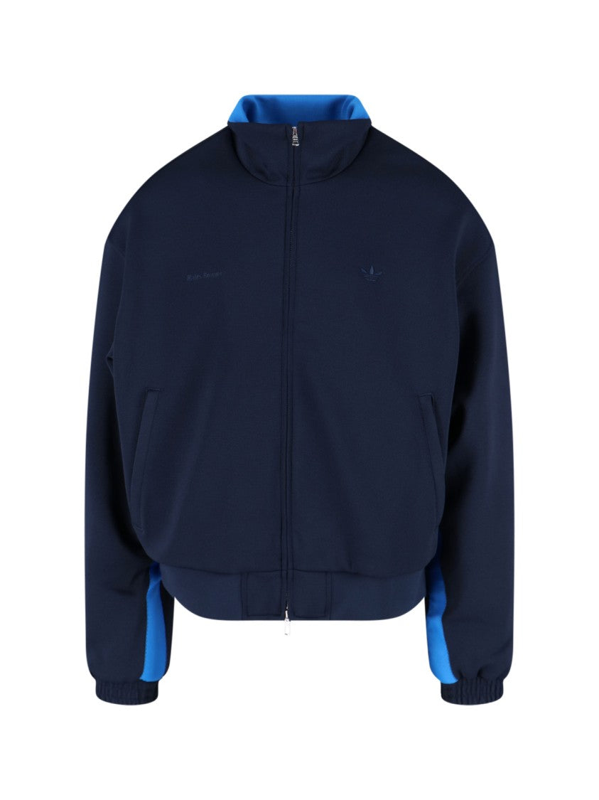 Adidas X Wales Bonner Logo Zip Jacket Blue
