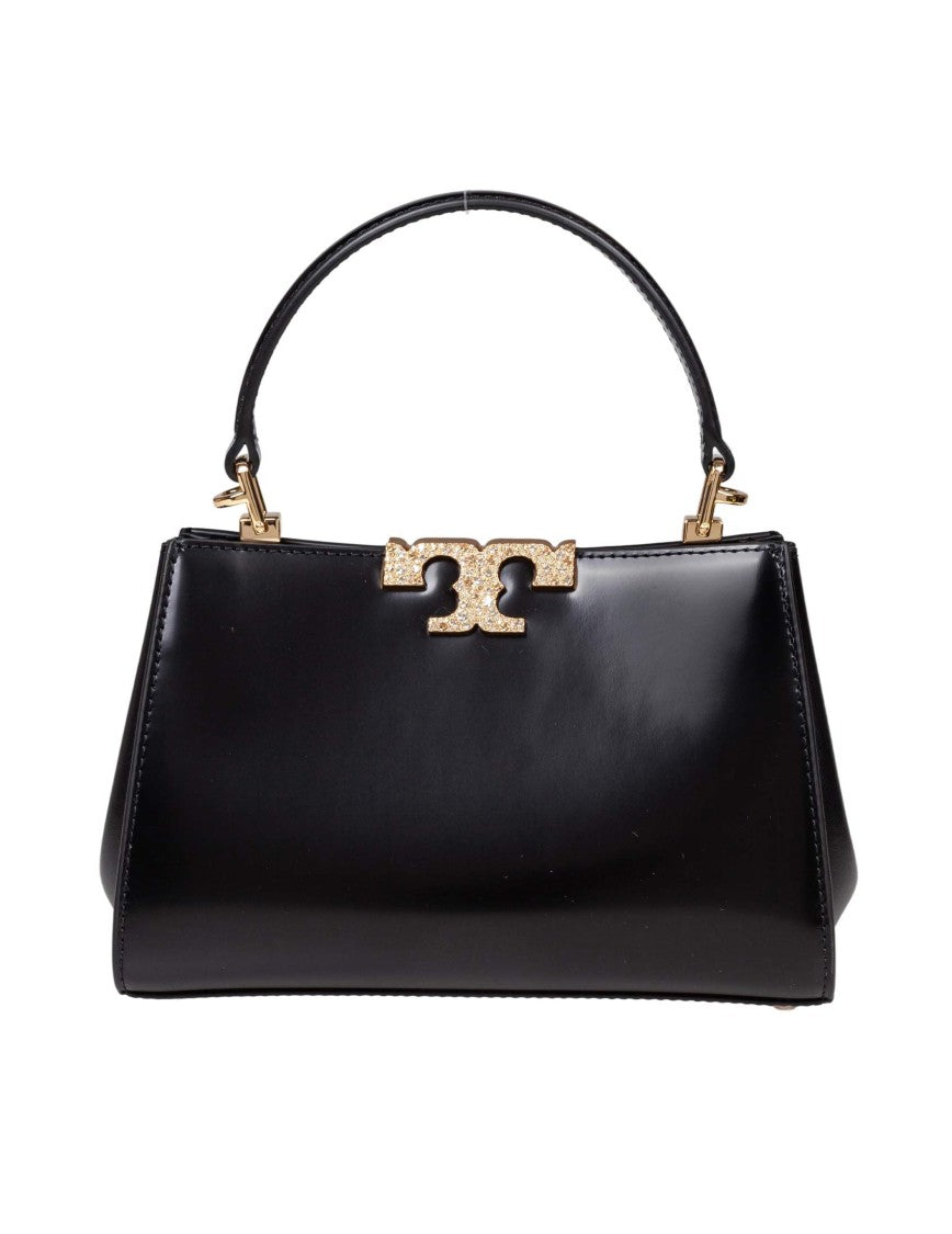Tory Burch Mini Eleanor Pave' Leather Bag, Black