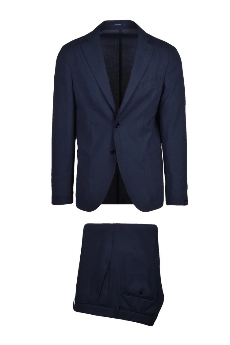 Paoloni Men's Classic Suit - Blue