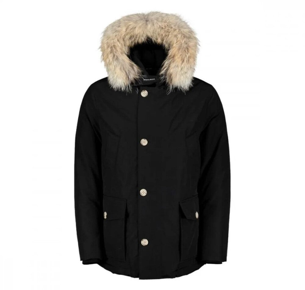 Woolrich Black Arctic Fur Anorak