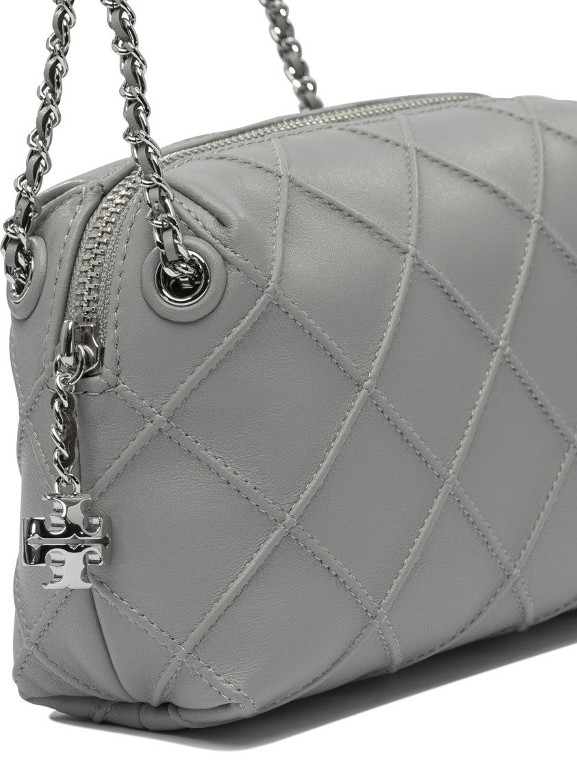 Tory Burch Compact Grey Crossbody Bag