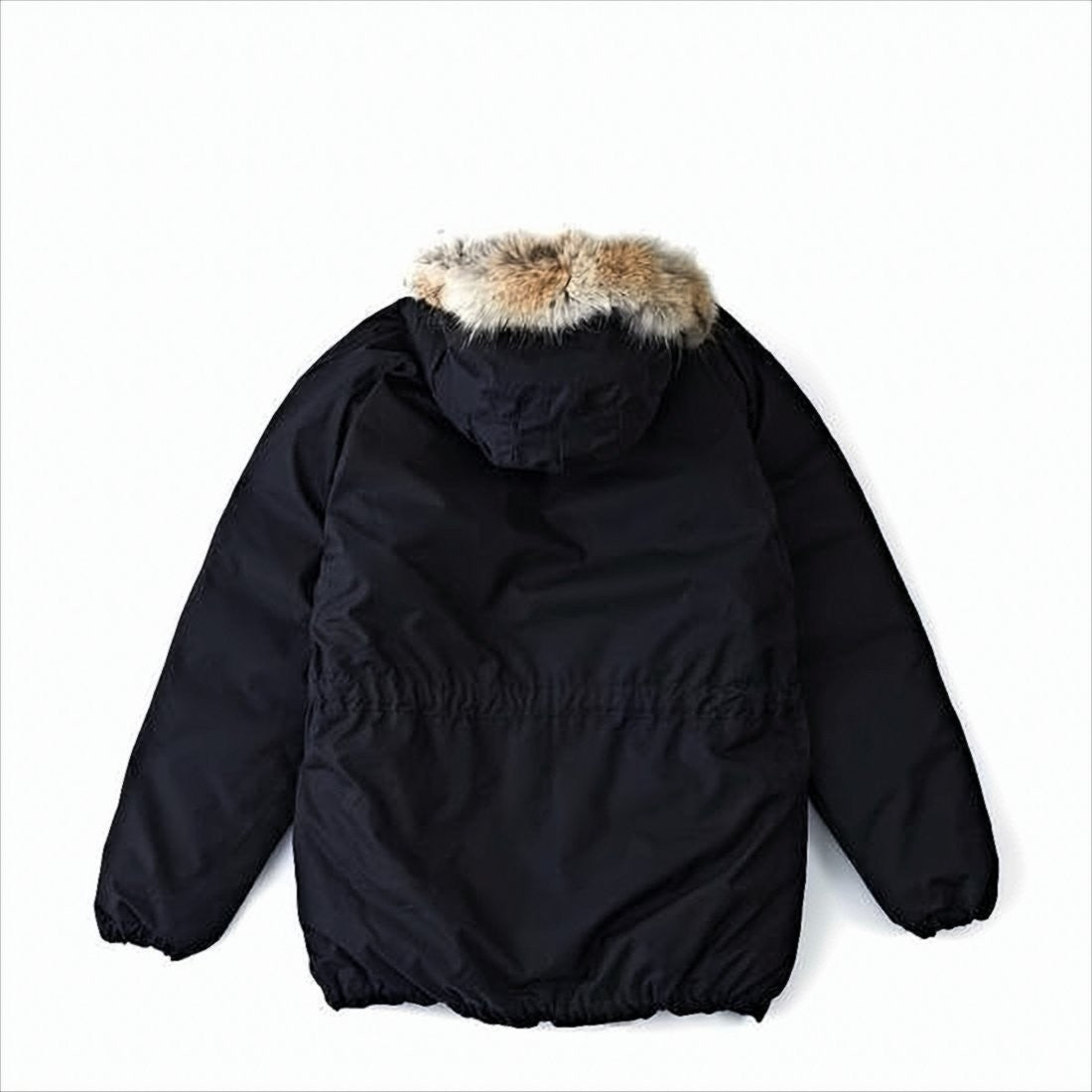 Nigel Cabourn Padded Jacket With Coyote Fur Hood