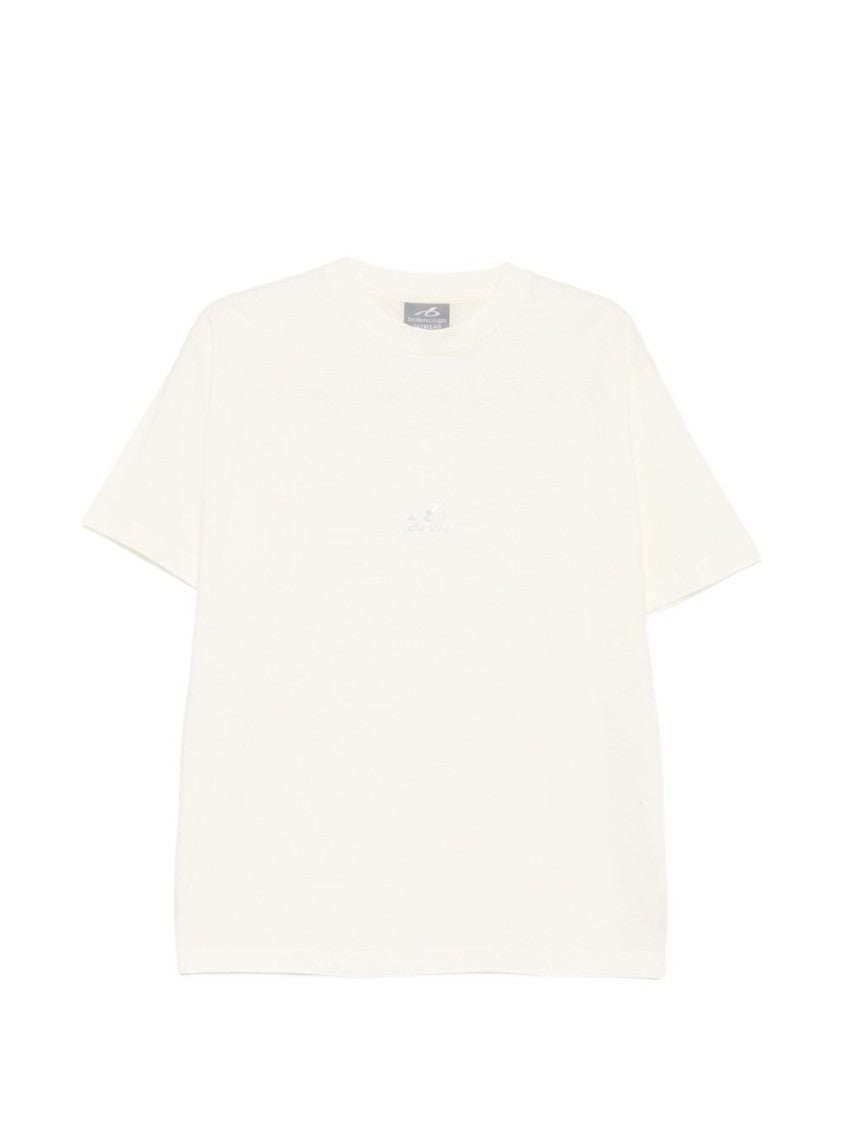 Balenciaga Relaxed Embroidered Logo Short-Sleeve T-Shirt