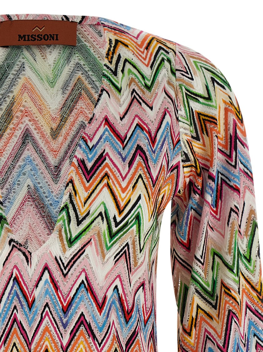 Missoni Zig Zag Embroidery Dress