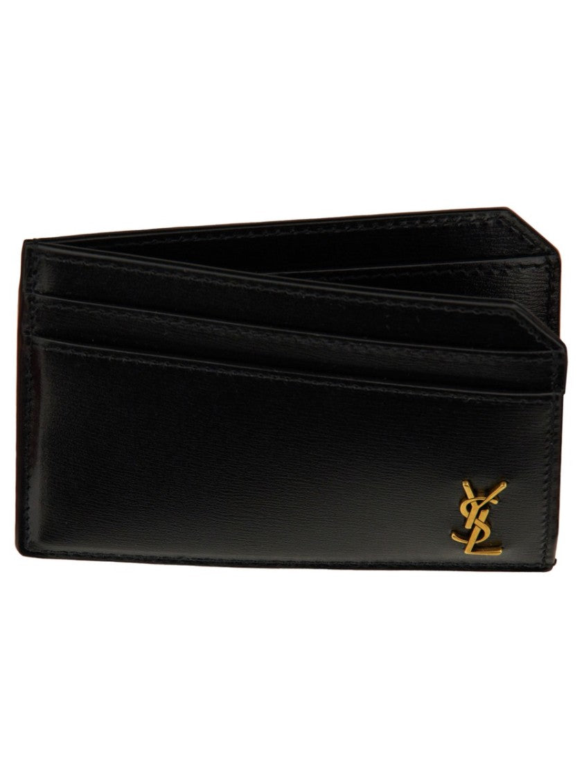Saint Laurent "Tiny Cassandras" Open Card Case