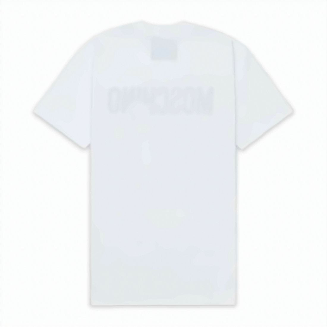 Moschino Graphic Print Cotton T-Shirt With Goose Motif