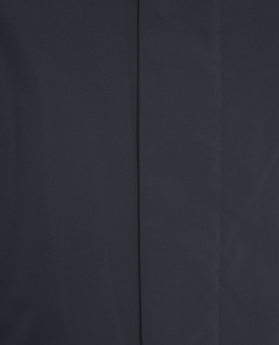 People Of Shibuya High Collar Technical Coat With Concealed Closure