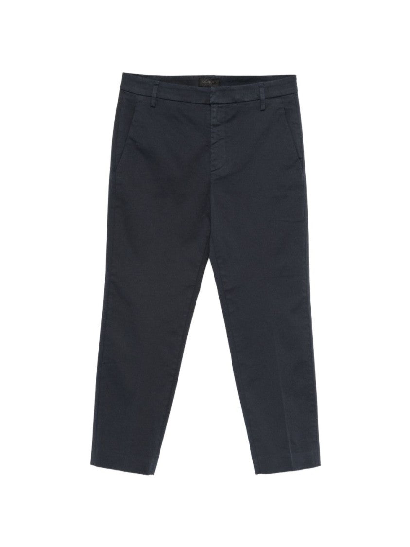 Dondup Blue Logo Detail Jeans