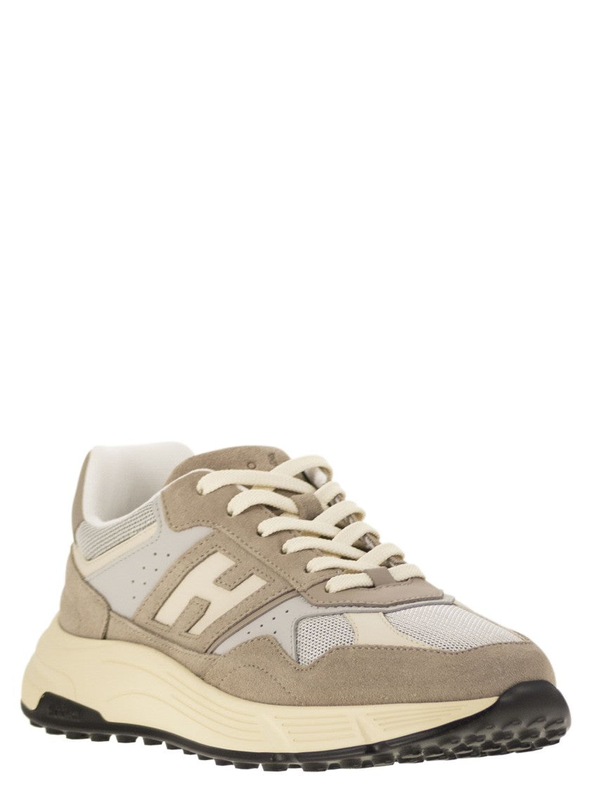 Hogan Hyperlight - Suede And Canvas Sneakers