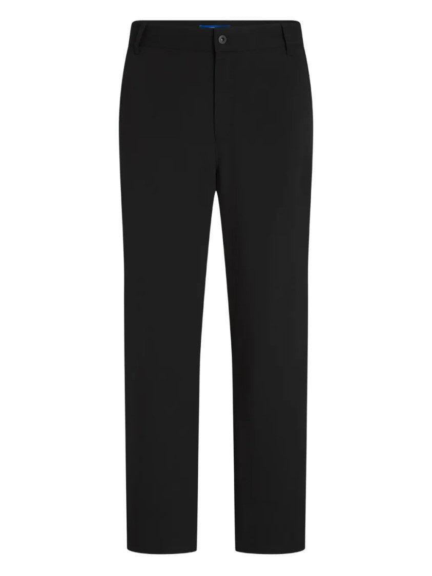 Karl Lagerfeld Straight-Leg Black Pants With Minimalist Design