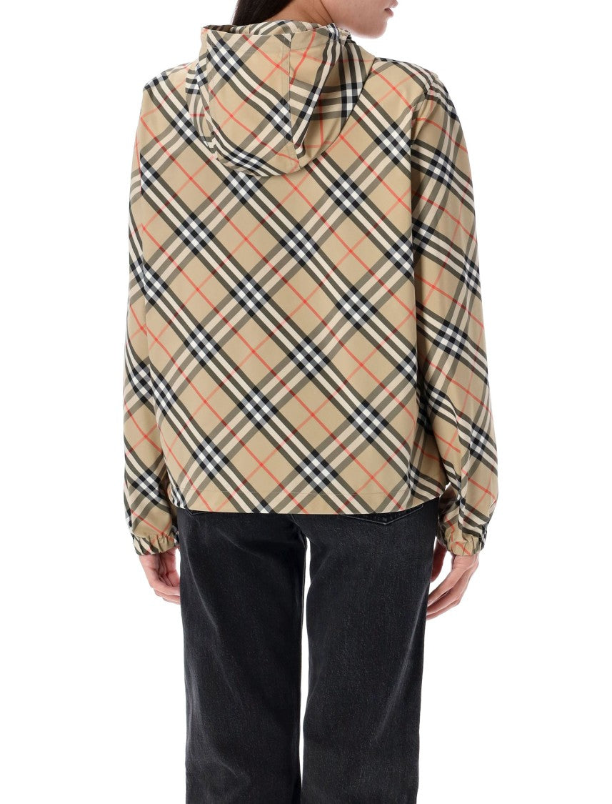Burberry Check Hooded Jacket