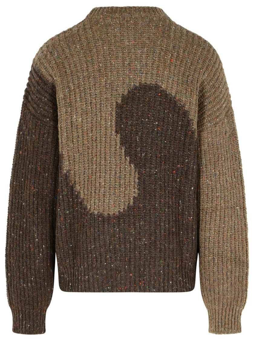 Erl Brown Wool Blend Sweater