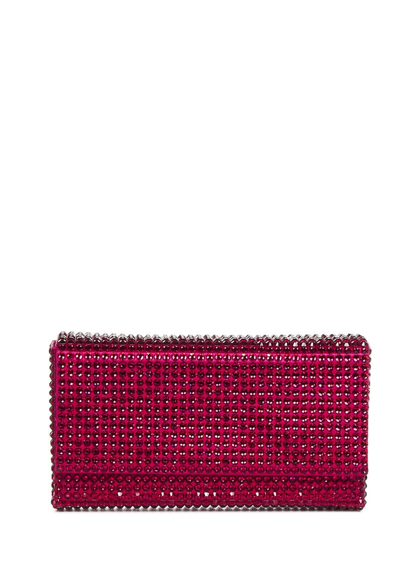 Amina Muaddi Super Amini Paloma Ruby Clutch