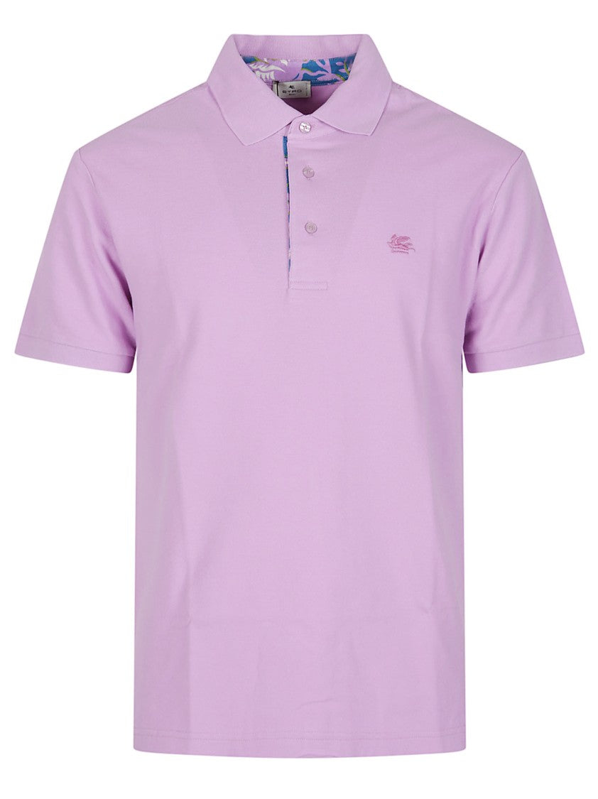 Etro Roma Short-Sleeve Cotton Polo Shirt