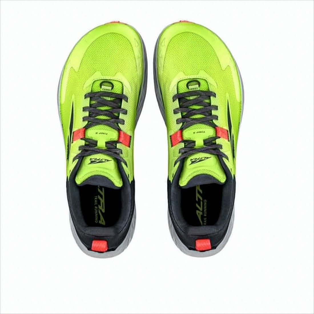 Altra Neon Yellow Mesh Sneakers With Vibram Sole