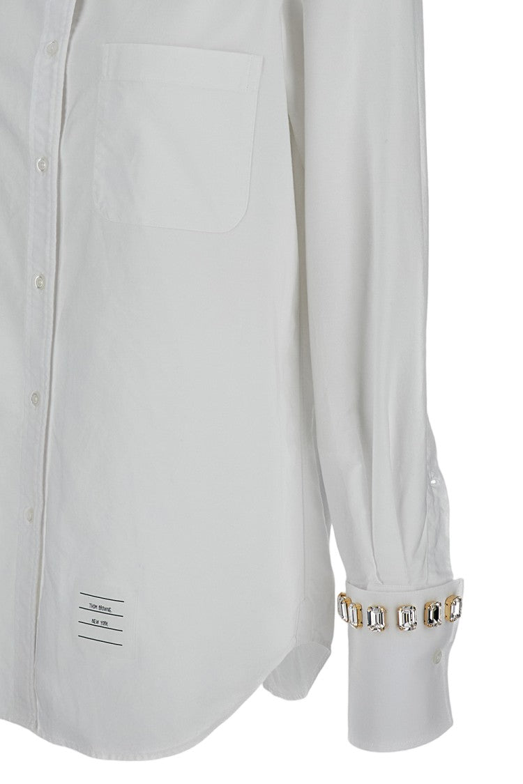 Thom Browne Oversized White Cotton Shirt