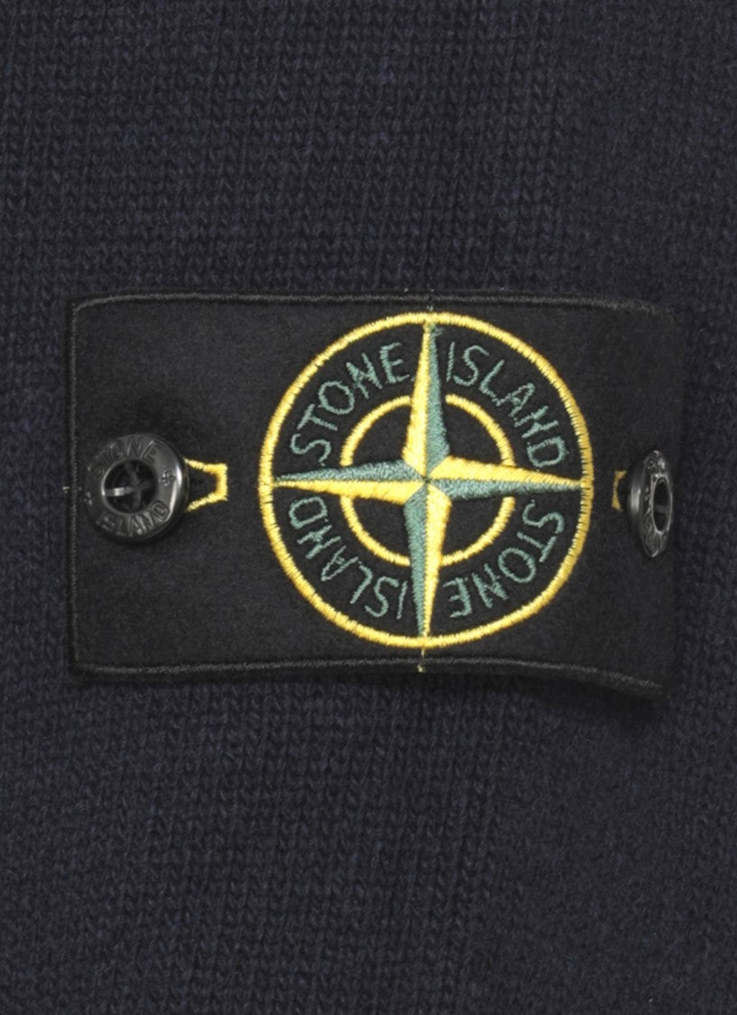 Stone Island Ribbed Knit Wool Sweater