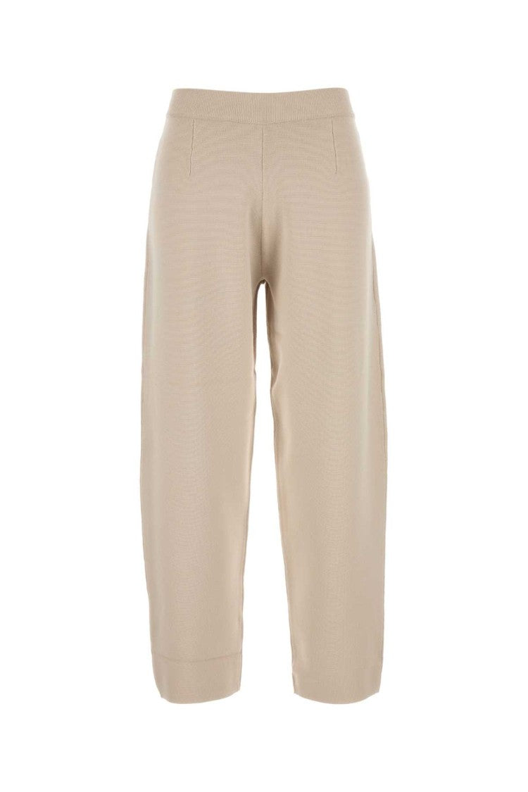 Mm Studio Sand Viscose Blend Dula Pant