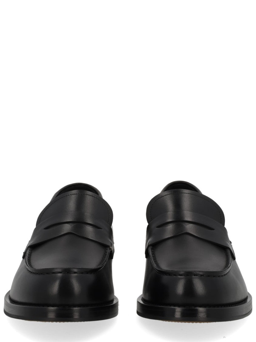 Boss Dressletic Penny Strap Leather Loafers
