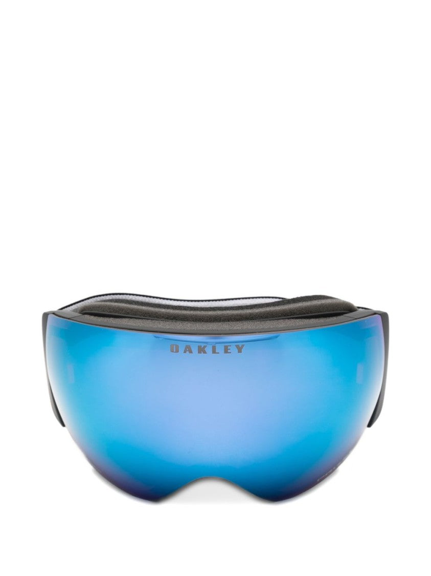 Oakley Wraparound Blue Mirrored Sunglasses
