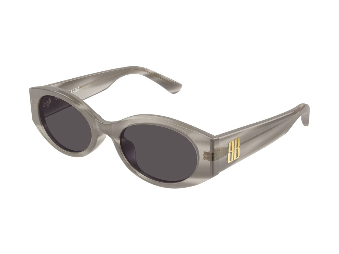 Balenciaga Gold Bb0477sa Oversized Round Sunglasses