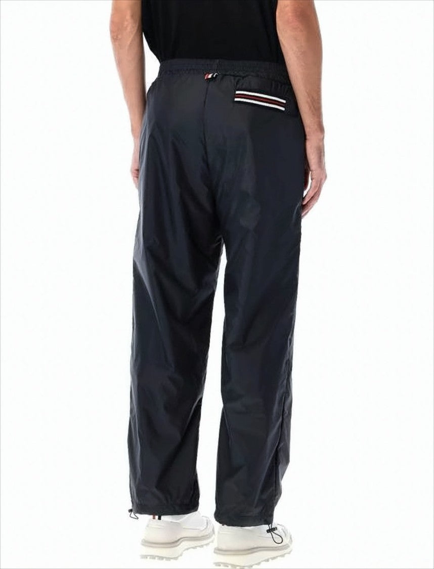 Thom Browne Streamlined Jogger Pants With Elastic Waistband And Side Pockets