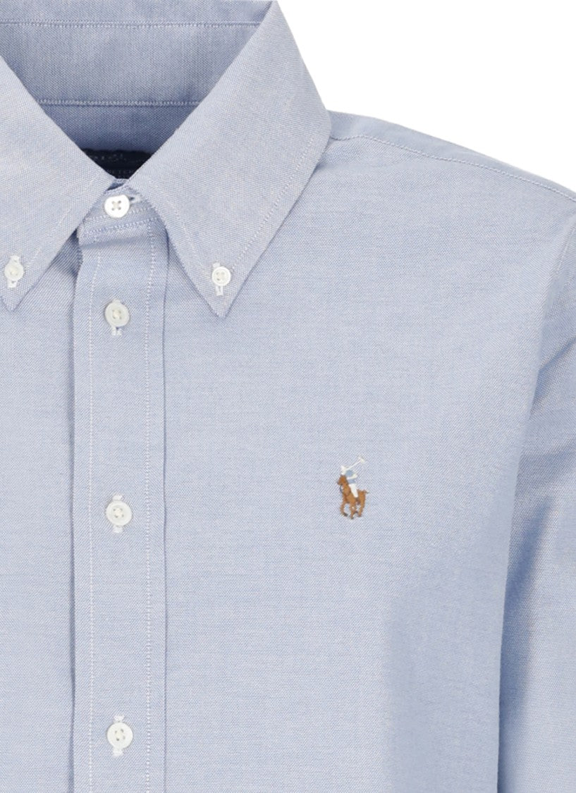 Polo Ralph Lauren Light Blue Pony Embroidered Shirt