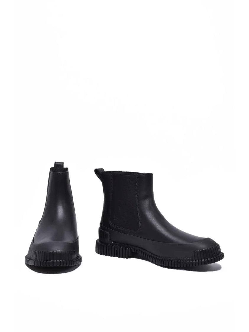 Camper Camper Mugello Leather Ankle Boot With Minimalist Silhouette
