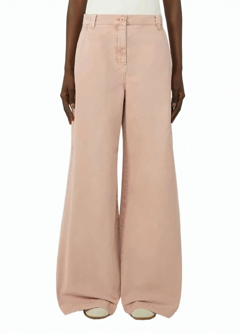 Weekend Wkdskipper Cotton Wide Leg Trousers