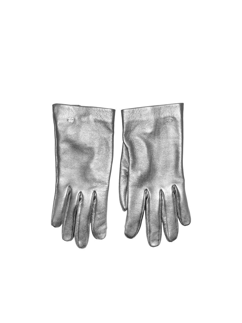 Gianvito Rossi Glove Nappa Silk Silver