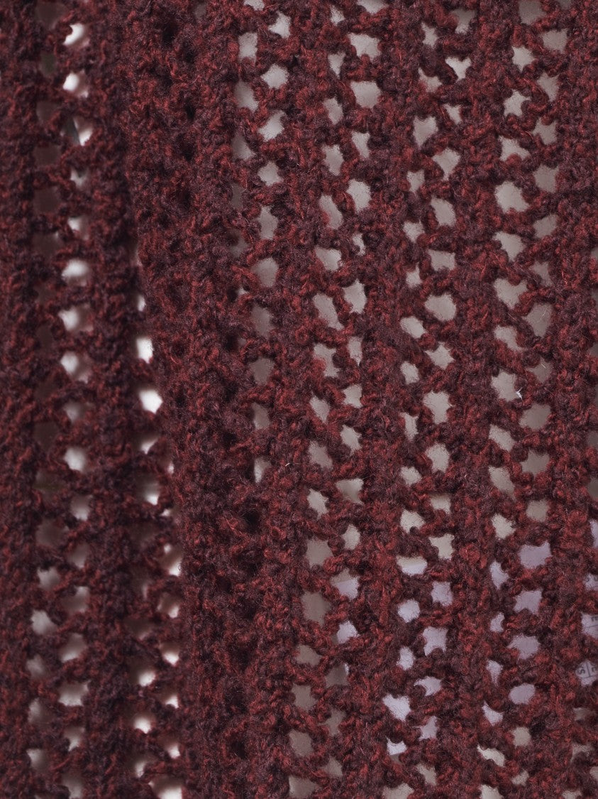 Max Mara Soft Knit Sweater With Ribbed Cuffs And Hem