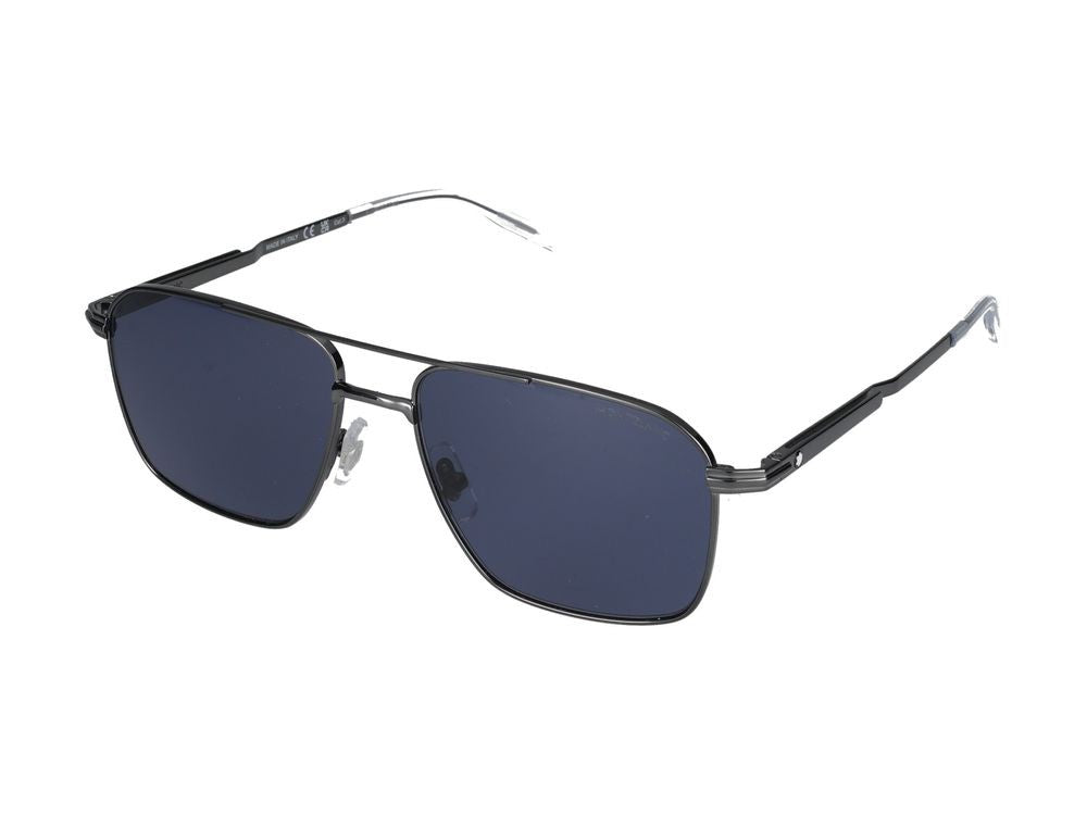 Montblanc Sunglasses Montblanc Mb0278s 003 Ruthenium Ruthenium Blue 56/16/145