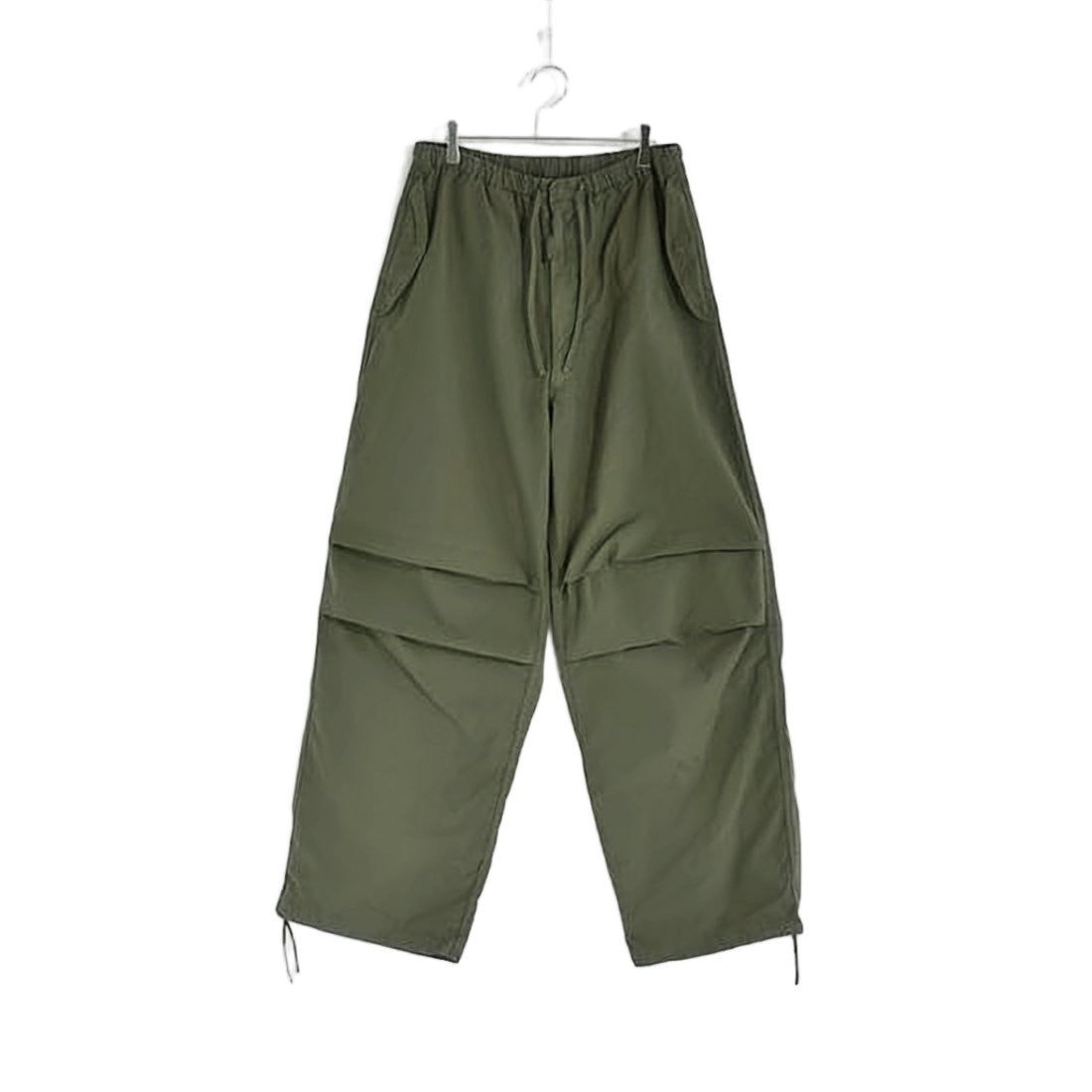 Kaptain Sunshine Relaxed Fit Green Jogger Pants With Adjustable Hems
