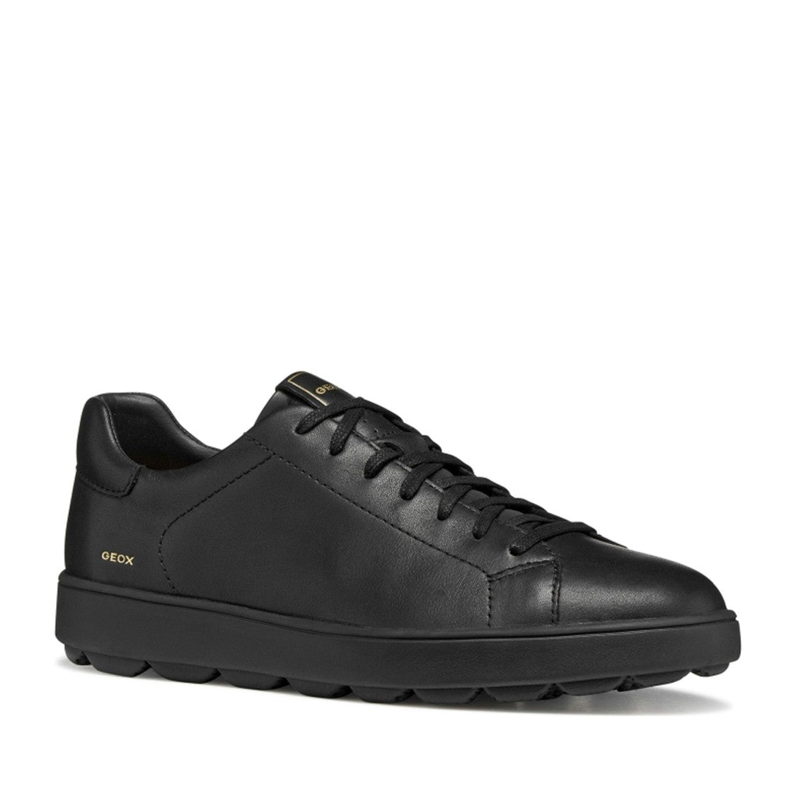 Geox Spherica Ecub-1 B Black Low-Top Minimalist Sneakers